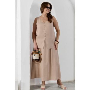 Юбка женская "Камео-5" плательная ткань (р-ры: 48-58) бежевый