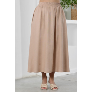 Юбка женская "Камео-5" плательная ткань (р-ры: 48-58) бежевый