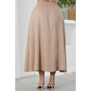 Юбка женская "Камео-5" плательная ткань (р-ры: 48-58) бежевый