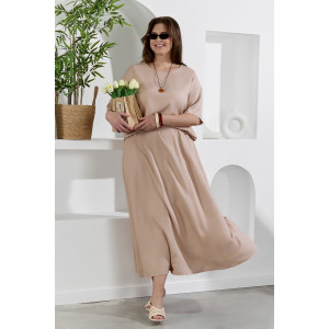 Юбка женская "Камео-5" плательная ткань (р-ры: 48-58) бежевый