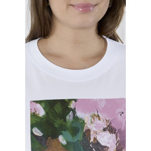 Футболка женская "Камео-7" кулирка (р-ры: 48-58) белый