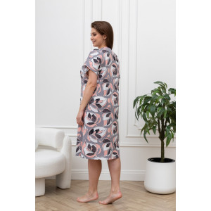 Халат женский "Хомли" кулирка (р-ры: 50-64) серый