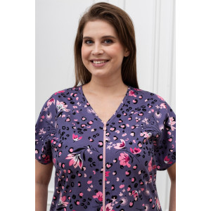 Халат женский "Хомли" кулирка (р-ры: 50-64) розовый