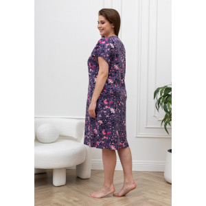 Халат женский "Хомли" кулирка (р-ры: 50-64) розовый