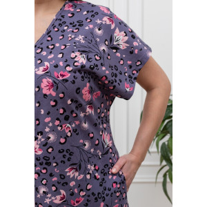 Халат женский "Хомли" кулирка (р-ры: 50-64) розовый