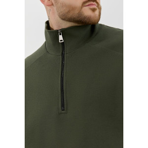 Толстовка мужская "Интер-1" интерлок-пике (р-ры: 48-58) хаки