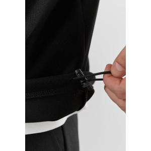 Толстовка мужская "Интер-1" интерлок-пике (р-ры: 48-58) черный