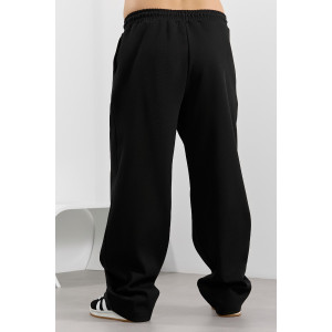 Брюки мужские "Интер-2" пике (р-ры: 48-58) черный