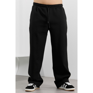 Брюки мужские "Интер-2" пике (р-ры: 48-58) черный