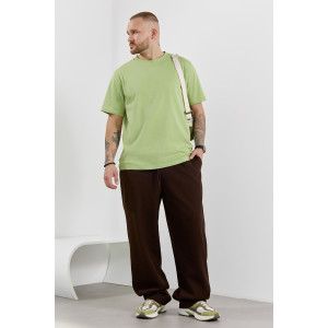 Брюки мужские "Интер-2" пике (р-ры: 48-58) коричневый