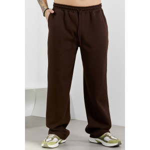 Брюки мужские "Интер-2" пике (р-ры: 48-58) коричневый