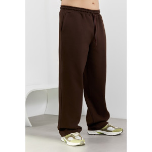 Брюки мужские "Интер-2" пике (р-ры: 48-58) коричневый