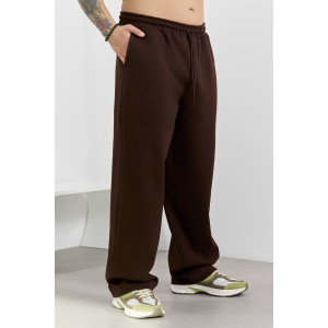 Брюки мужские "Интер-2" пике (р-ры: 48-58) коричневый