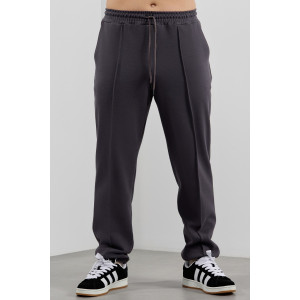 Брюки мужские "Интер-3" интерлок-пике (р-ры: 48-58) графитовый