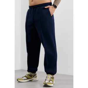 Брюки мужские "Интер-3" интерлок-пике (р-ры: 48-58) индиго