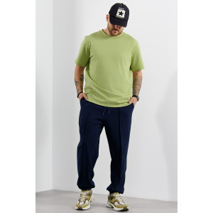 Брюки мужские "Интер-3" интерлок-пике (р-ры: 48-58) индиго