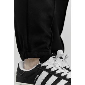 Брюки мужские "Интер-3" интерлок-пике (р-ры: 48-58) черный