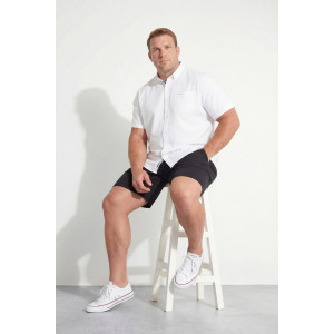 Шорты мужские №14577 футер 2-х нитка (р-ры: 58-80) черный Шорты мужские №14577 футер 2-х нитка (р-ры: 58-80) черный