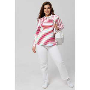 Джемпер женский Д14 футер с лайкрой (последний размер) красный 56 Джемпер женский Д14 футер с лайкрой (последний размер) красный 56