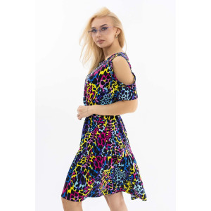 Платье женское 2018 кулирка (последний размер) фиолетовый-синий 48 Платье женское 2018 кулирка (последний размер) фиолетовый-синий 48