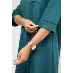 Платье женское 1945/2 замша (последний размер) изумрудный 54 Платье женское 1945/2 замша (последний размер) изумрудный 54