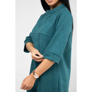 Платье женское 1945/2 замша (последний размер) изумрудный 54 Платье женское 1945/2 замша (последний размер) изумрудный 54