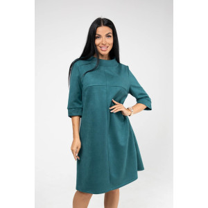 Платье женское 1945/2 замша (последний размер) изумрудный 54 Платье женское 1945/2 замша (последний размер) изумрудный 54