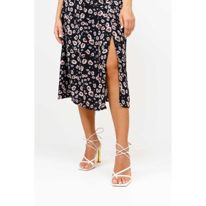 Платье женское 1489/6 штапель (последний размер) коричневый-черный 52 Платье женское 1489/6 штапель (последний размер) коричневый-черный 52