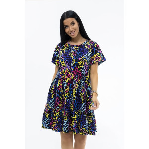 Платье женское 2017 кулирка (последний размер) мультиколор 58 Платье женское 2017 кулирка (последний размер) мультиколор 58