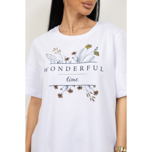 Костюм двойка женский 2064/2 кулирка-футер (последний размер) белый-какао 52,56 Костюм двойка женский 2064/2 кулирка-футер (последний размер) белый-какао 52,56