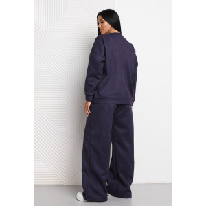 Костюм двойка женский 2125/1 замша (последний размер) синий 52 Костюм двойка женский 2125/1 замша (последний размер) синий 52