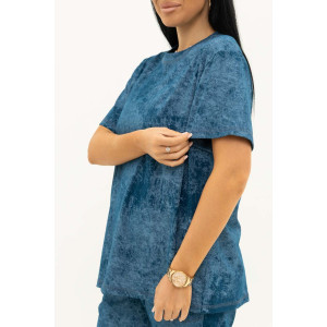 Костюм двойка женский 2047 кулирка (последний размер) синий 54 Костюм двойка женский 2047 кулирка (последний размер) синий 54