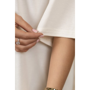 Костюм двойка женский 2105 вискоза (последний размер) молочный 50-52