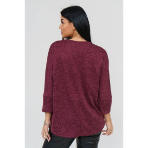 Туника женская 1670/1 сандра (последний размер) бордовый 54 Туника женская 1670/1 сандра (последний размер) бордовый 54