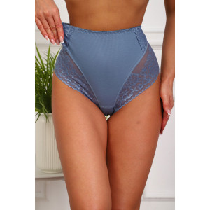 Трусы женские №64981 хлопок стрейч (р-ры: 52-56) джинс