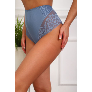 Трусы женские №64981 хлопок стрейч (р-ры: 52-56) джинс