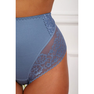 Трусы женские №64981 хлопок стрейч (р-ры: 52-56) джинс