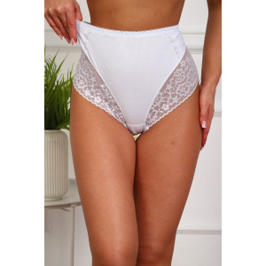 Трусы женские №64981 хлопок стрейч (р-ры: 52-56) белый