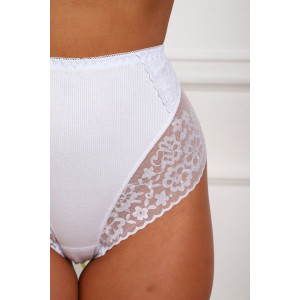 Трусы женские №64981 хлопок стрейч (р-ры: 52-56) белый