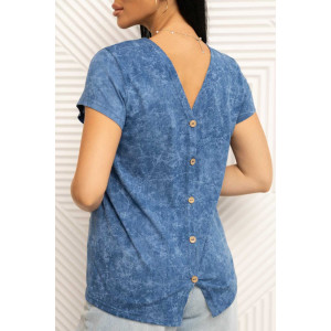 Футболка женская 2073/1 кулирка (последний размер) синий 50 Футболка женская 2073/1 кулирка (последний размер) синий 50