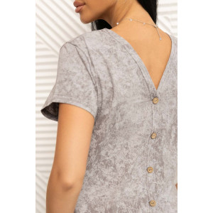 Футболка женская 2073 кулирка (последний размер) серый 50,52,54,58