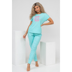 Пижама женская 1650/2 кулирка (последний размер) зеленый 52,54 Пижама женская 1650/2 кулирка (последний размер) зеленый 52,54