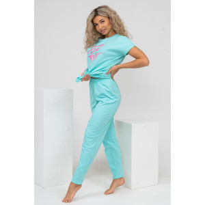 Пижама женская 1650/2 кулирка (последний размер) зеленый 52,54 Пижама женская 1650/2 кулирка (последний размер) зеленый 52,54