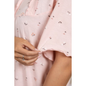 Сорочка женская 1092/24 кулирка (последний размер) розовый 60 Сорочка женская 1092/24 кулирка (последний размер) розовый 60