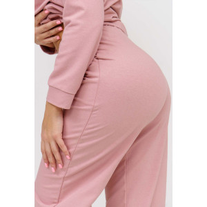 Костюм двойка женский ТС 7009/2 футер (последний размер) пудровый 50