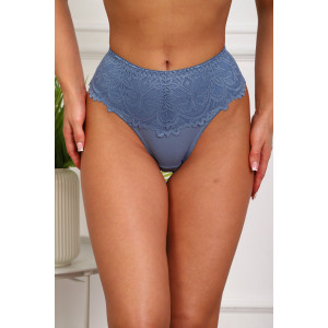 Трусы женские №64979 хлопок стрейч (р-ры: 50-54) джинс