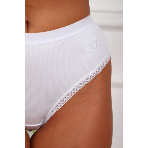 Трусы женские №64978 хлопок стрейч (р-ры: 50-54) белый