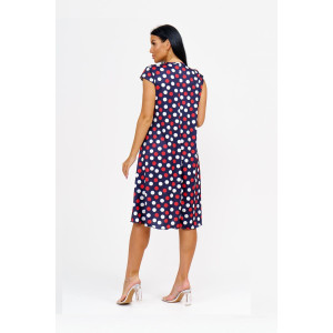 Сарафан женский 1077/33 масло (последний размер) синий-красный 56