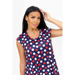 Сарафан женский 1077/33 масло (последний размер) синий-красный 56