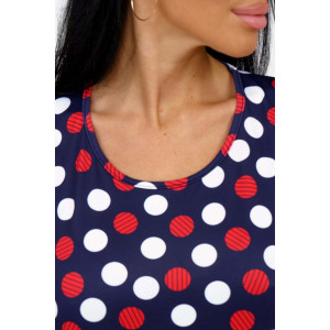 Сарафан женский 1077/33 масло (последний размер) синий-красный 56